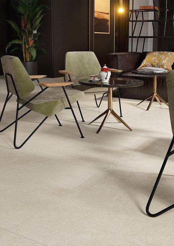 Cotto D'este Bianco Italian Porcelain - Stone and Tile Projects