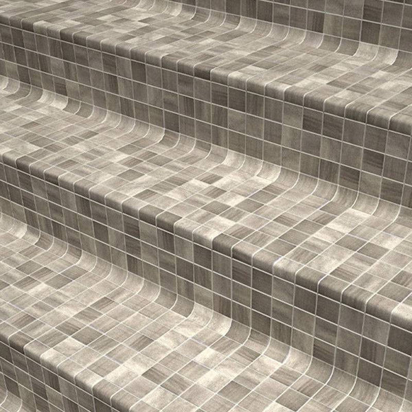 Cove Sarsen Safe Glass Mosaic Pool Tile - Stone and Tile Projects