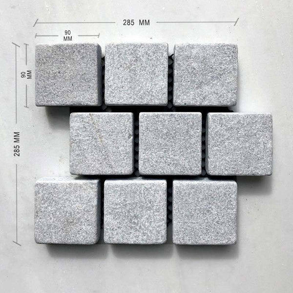 Azul Marmo Antique Marble Cobblestone - Stone and Tile Projects