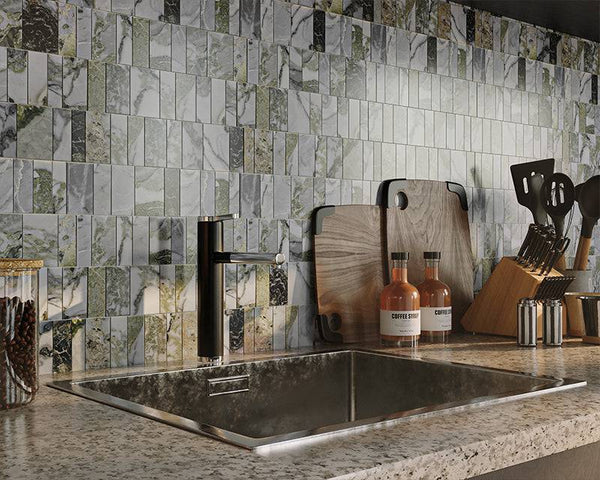 Calacatta Ice Jade Scarpa Plus - Stone and Tile Projects