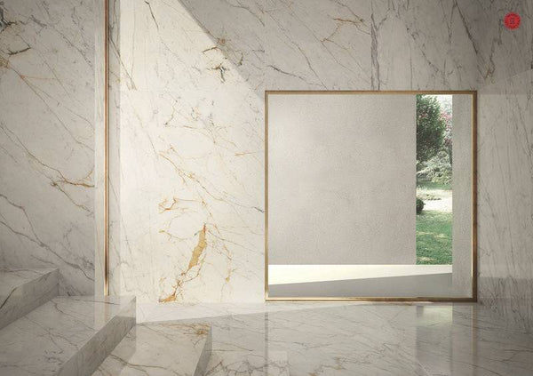 Calacatta Oro Capraia Italian Porcelain - Stone and Tile Projects