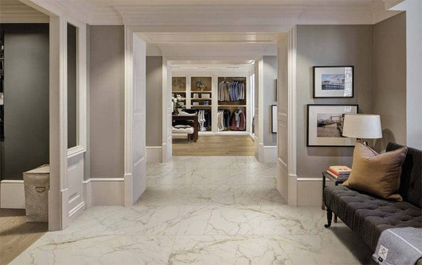 Calacatta Oro Capraia Italian Porcelain - Stone and Tile Projects