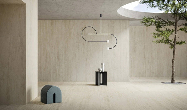 Cappella Bianco Veincut Travertine Italian Porcelain - Stone and Tile Projects