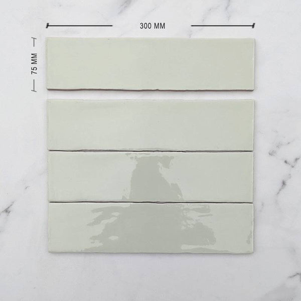 Celery Moroccan Porcelain 300x75 Dimension