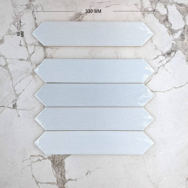 Crackle Laguna Picket Porcelain Dimension