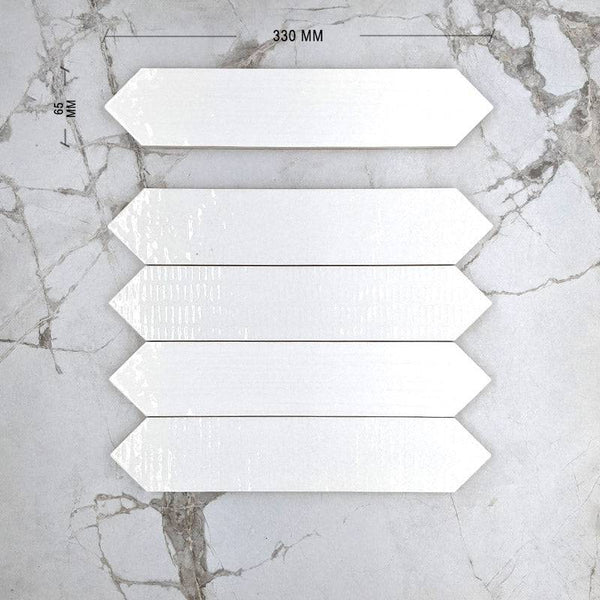 Crackle Nieve Decor Picket Porcelain Dimension