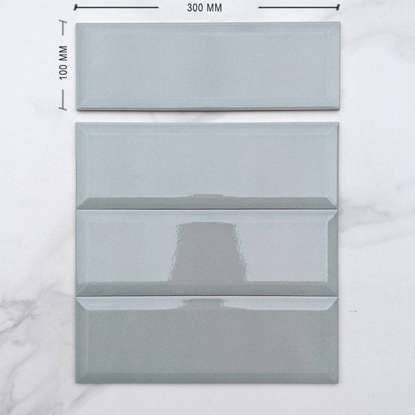 Craquele Aqua Marina Bevelled Spanish Subway Ceramic 300x100 - Stone and Tile Projects