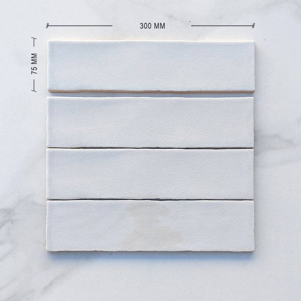 Craqule Dove Moroccan Ceramic 300x75 - Stone and Tile Projects