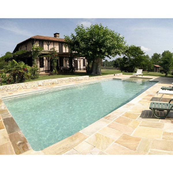 Deco-Mix 2514-B Glass Mosaic Pool Tile - Stone and Tile Projects
