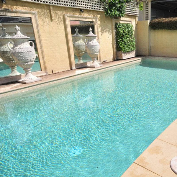 Deco-Mix 2576-B Glass Mosaic Pool Tile - Stone and Tile Projects