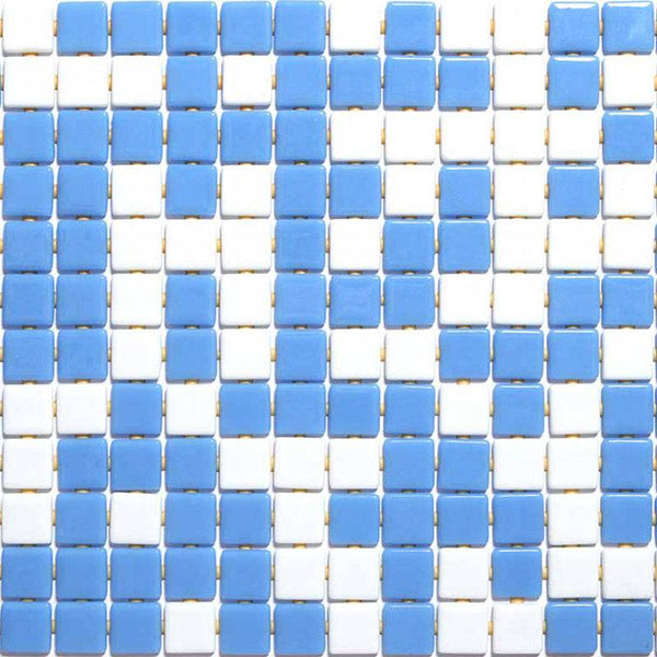 Deco-Mix 2578-C Glass Mosaic Pool Tile - Stone and Tile Projects