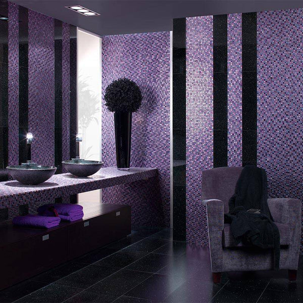 Exotic Lilac Purple Mosaic Project Photo