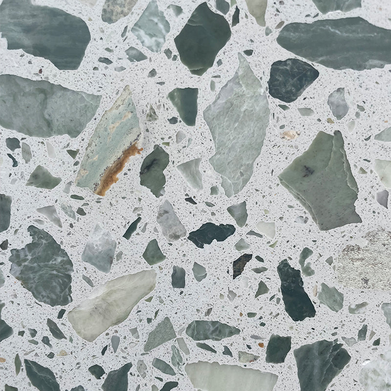 Forest Green Coarse Grain Terrazzo STP 38 | Buy Natural Terrazzo Tiles ...