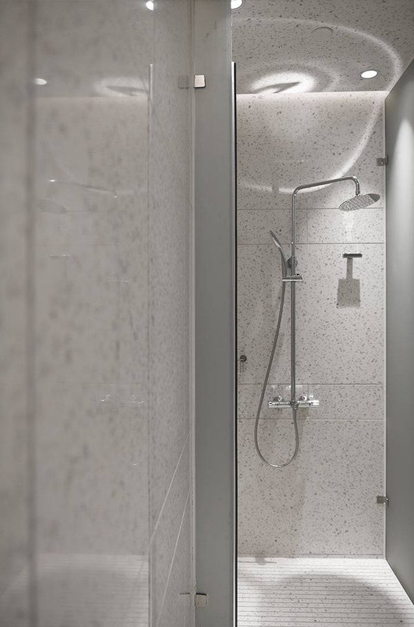 Fine Grain White Terrazzo STP-07 - Stone and Tile Projects