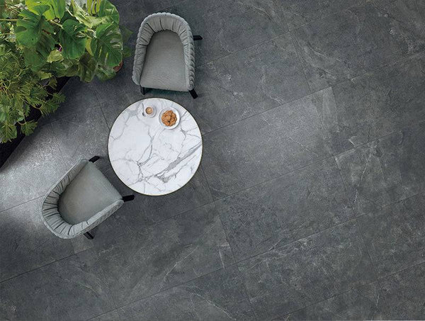 Fior Di Bosco Dark Grey Rectified Porcelain - Stone and Tile Projects