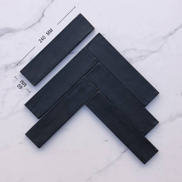 Florence Anthracite Subway Porcelain 240x60 - Stone and Tile Projects