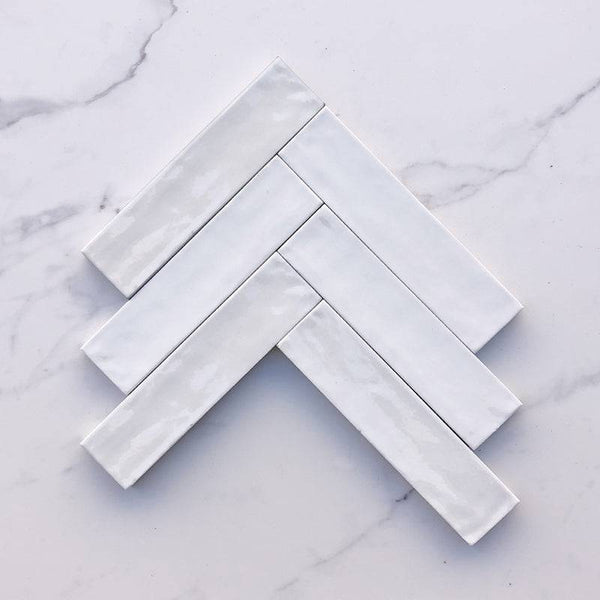 Florence White Subway Porcelain 240x60 - Stone and Tile Projects