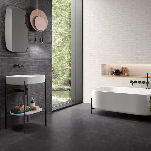 Florence White Subway Porcelain 240x60 - Stone and Tile Projects