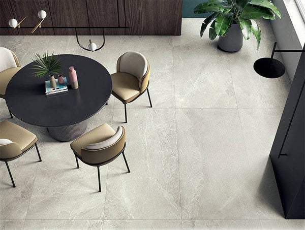Frammenti Chalk Limestone Italian Porcelain - Stone and Tile Projects