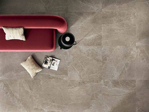 Frammenti Greige Limestone Italian Porcelain - Stone and Tile Projects