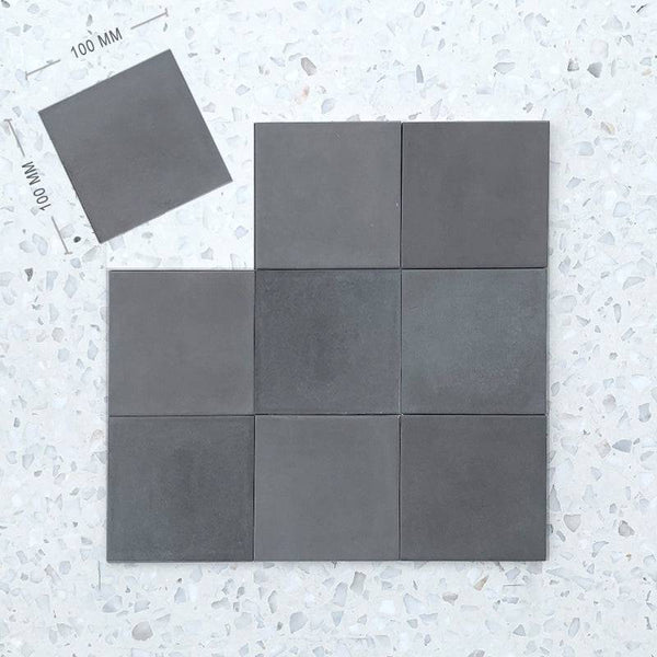Potts Points Charcoal Italian Porcelain - Stone and Tile Projects
