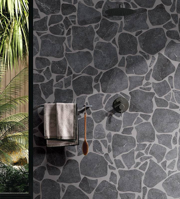 Gothic Coal Rectified Porcelain - Stone and Tile Projects