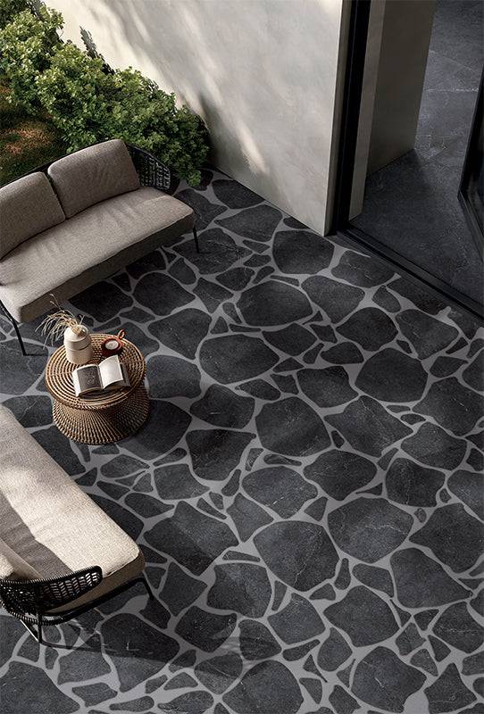 Gothic Coal Rectified Porcelain - Stone and Tile Projects