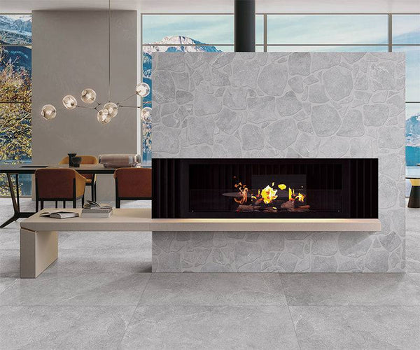 Gothic Cinder Rectified Porcelain - Stone and Tile Projects