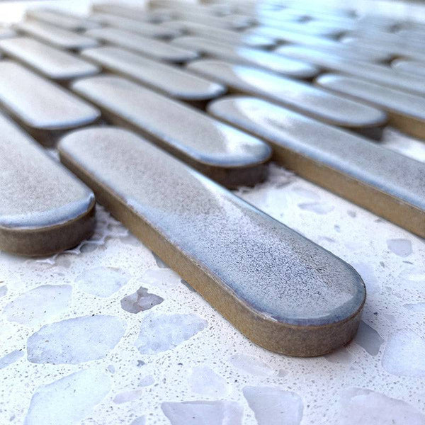 Tik Tax Grey Porcelain Mosaic - Stone and Tile Projects