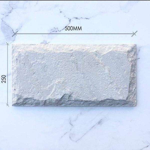 Himalayan White Sandstone Rock Face Cladding - Stone and Tile Projects