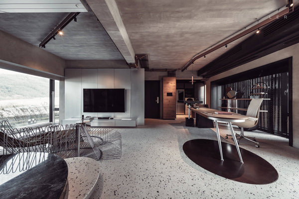 Snow Salt Pepper Terrazzo STP-19 - Stone and Tile Projects