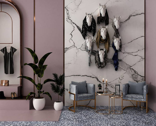 IN-Carrara Terrazzo Pazza STP-33 - Stone and Tile Projects