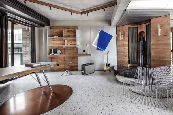 Snow Salt Pepper Terrazzo STP-19 - Stone and Tile Projects