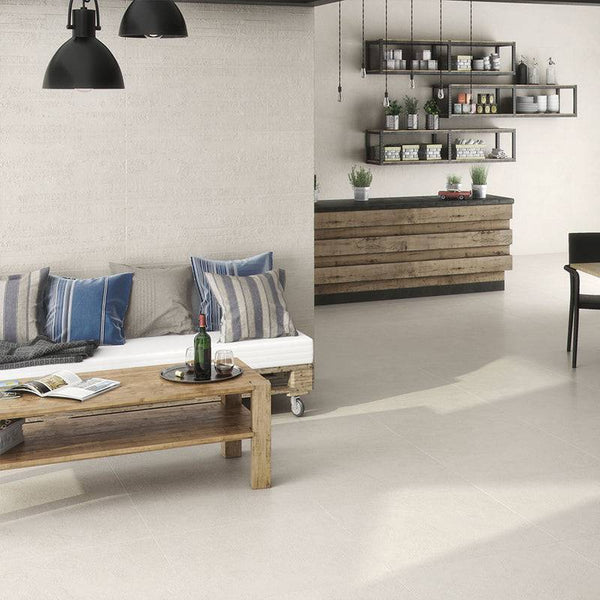Cementi Ivory Spanish Rectified Porcelain - Stone and Tile Projects