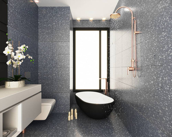 Light Grey Terrazzo STP-15 - Stone and Tile Projects