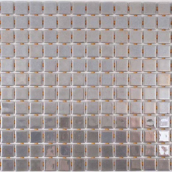 Metallic Inox Glass Mosaic Pool Tile - Stone and Tile Projects