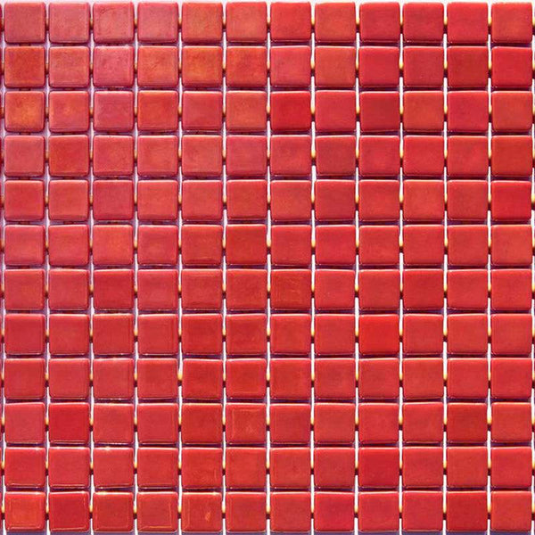 Metallic Rubi Glass Mosaic Pool Tile - Stone and Tile Projects