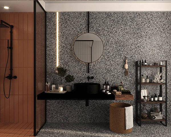 Midnight Terrazzo STP-35 - Stone and Tile Projects