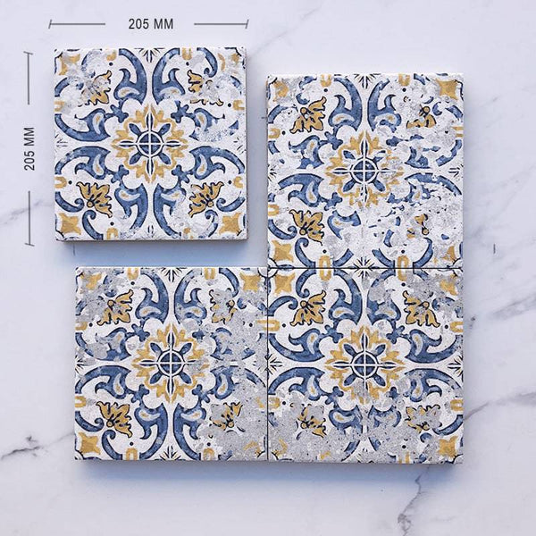 Moroccan Porcelain Pattern 47 - Stone and Tile Projects