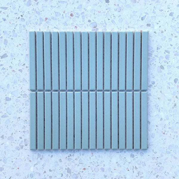 Slim Kit Kat Mint Mosaic 145x15 - Stone and Tile Projects
