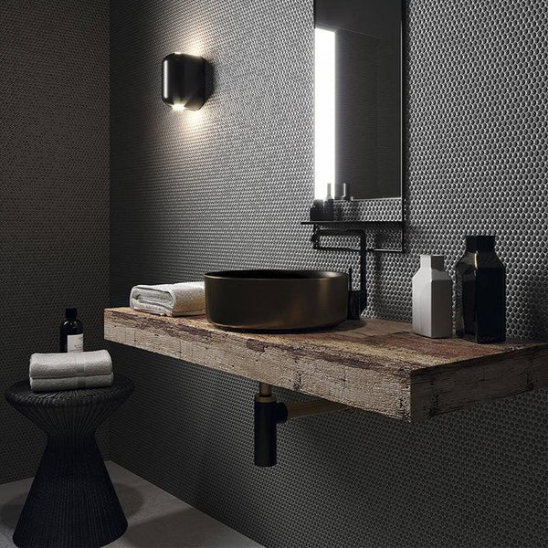 Mix Grey Penny Round 10 Dia - Stone and Tile Projects