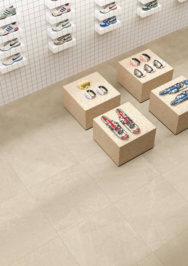 Moca Crema Park Italian Porcelain - Stone and Tile Projects