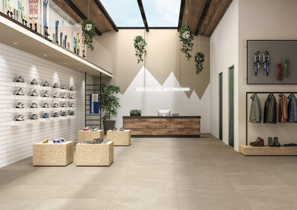 Moca Crema Park Italian Porcelain - Stone and Tile Projects