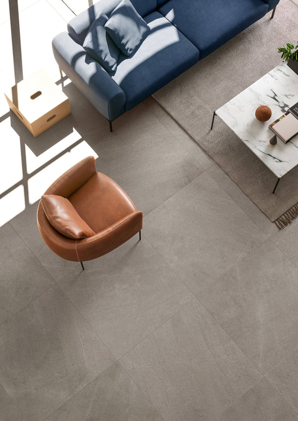 Moca Crema Rock Italian Porcelain - Stone and Tile Projects