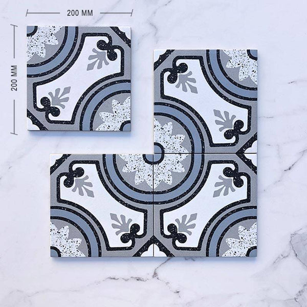 Moroccan Porcelain Pattern 13 Dimension