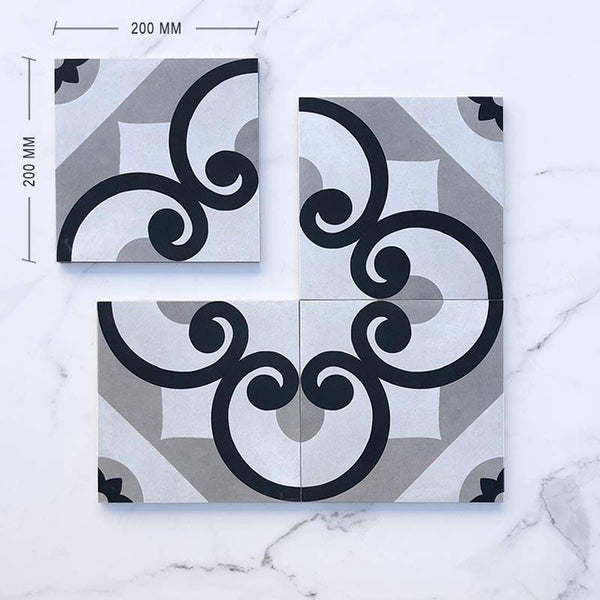 Moroccan Porcelain Pattern 16 Dimension