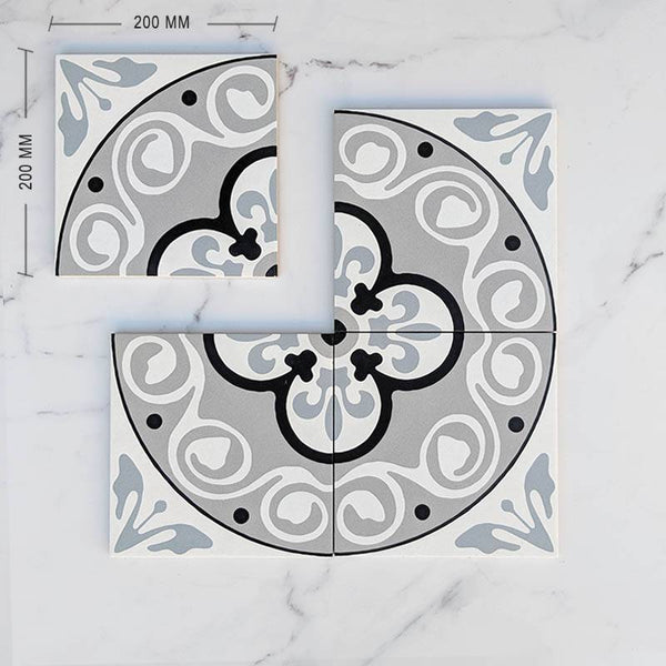 Moroccan Porcelain Pattern 18 - Stone and Tile Projects