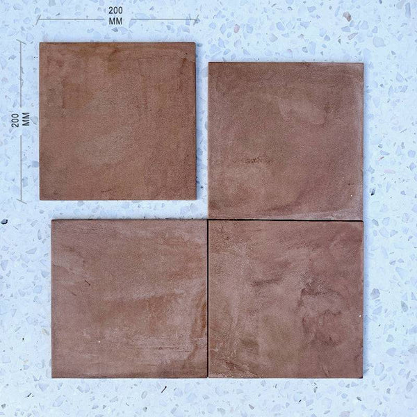 Terra Rosso Dark Italian Porcelain - Stone and Tile Projects