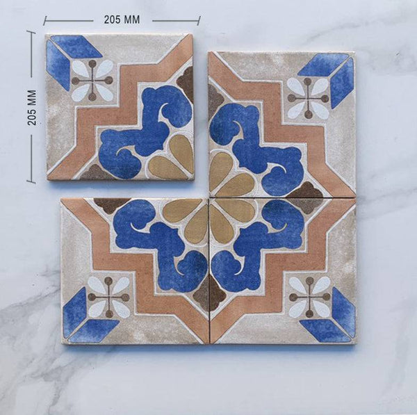 Moroccan Porcelain Pattern 37 - Stone and Tile Projects