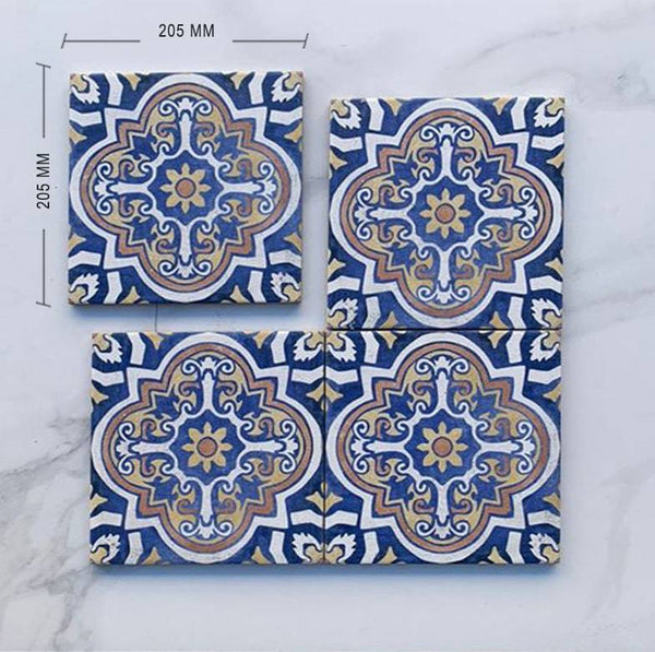 Moroccan Porcelain Pattern 39 - Stone and Tile Projects